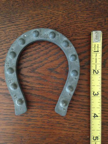 1950&#039;s hobbs battery date stamp horseshoe gas &amp; oil shop service station tool