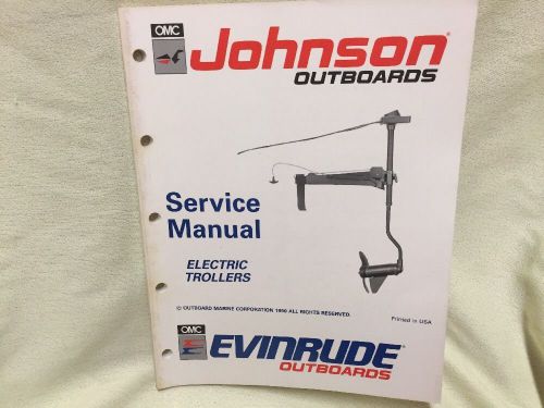 1990 omc johnson / electric trollers service manual
