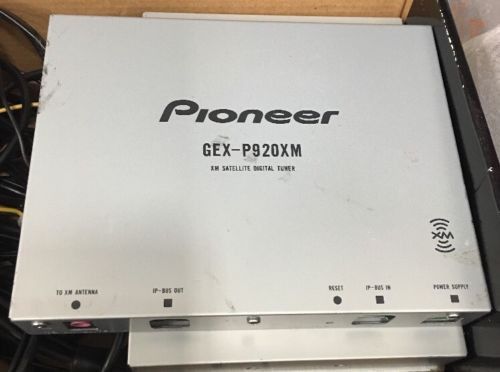 Working used pioneer gex-p920xm xm satellite digital tuner