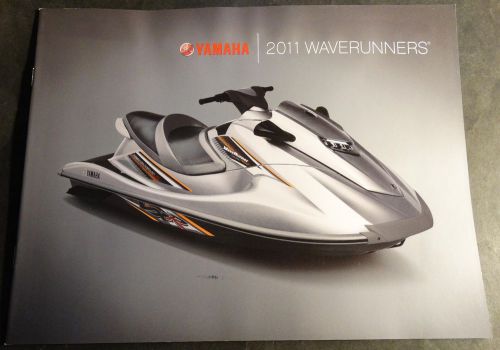 2011 yamaha waverunners full line sales brochure new 32 pages (750)