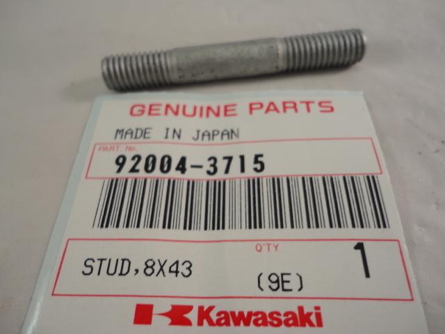 Nos  kawasaki  engine stud 8x43  jet ski  js300 jf650 jl650 jt900  92004-3715