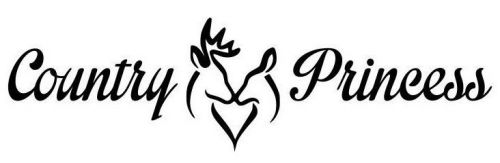 Country princess vinyl decal/sticker,country life,buck,deer,truck/car,atv