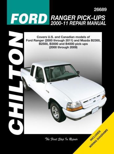 Chilton workshop manual ford ranger mazda b2300 b4000 2000-2011 service repair