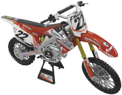 Newray die-cast racer replica 1:12 scale dirtbike two two motorsports chad reed