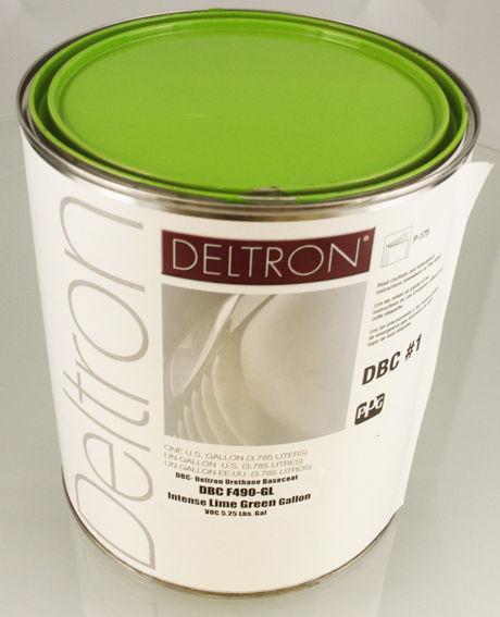 Ppg dbc deltron basecoat intense lime green gallon auto paint