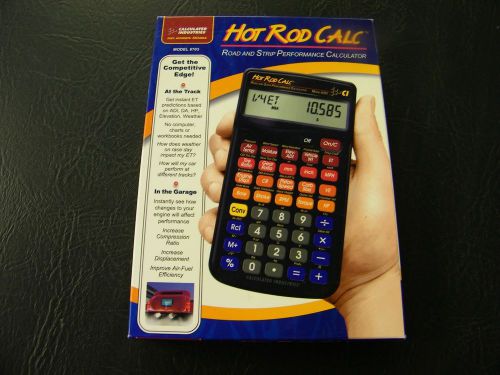 Hot rod calculator