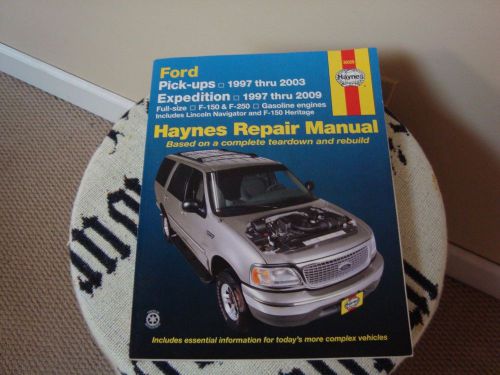 Haynes repair manual #36059, ford pick-ups 1997-2003, expedition 1997-2009
