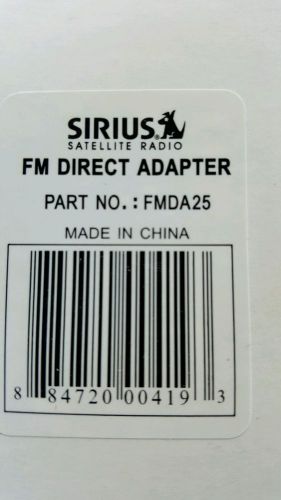 Sirius satellite fm direct adapter