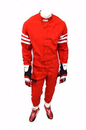 Rjs racing sfi 3-2a/1 new classic 1 piece suit xl fire suit red 200040406