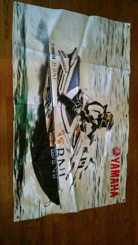 Yamaha factory vxr waverunner marine sign banner 57&#034;x35&#034;