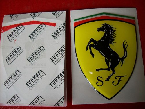 Ferrari badge emblem   original part  61772211    awitalian.com