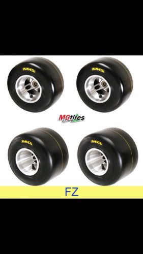 Mg fz yellow 4.60/7.10 racing kart tire set (4). close out pricing!