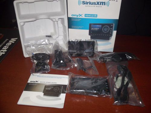Sirius xm onyx satellite radio receiver &amp; vehicle car kit xdnx1v1