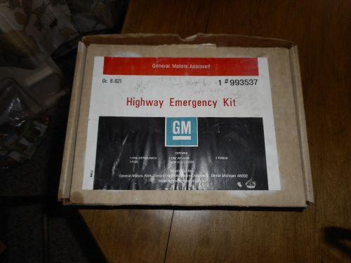 1965-72 gm highway emergency kit # 993537 partial- firebird camaro gto trans