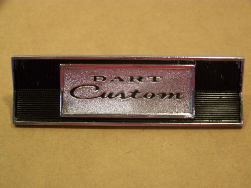 1968 - 69 dodge dart custom door panel emblem #2894998 oem