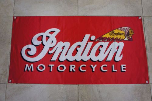 Indian motorcycles chopper bobber classic american flag banner  advertising