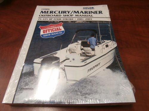 Mercury/mariner 4-stroke 75-225hp 2001-2003 clymer outboard shop manual