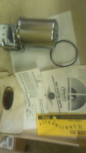 Nos vintage frantz miracle oil cleaner - toilet paper filter w/bracket - rat rod