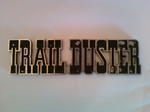 Plymouth trail duster emblem #4033397 1978 79 80 tailgate
