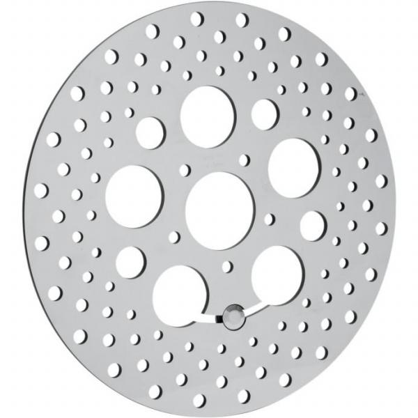 Drag specialties polished stainless steel drilled brake rotor 060185asp-bc648