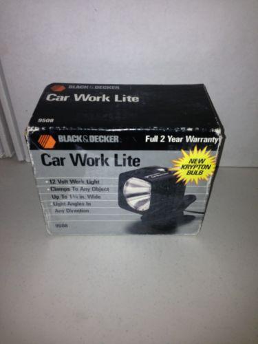 New black & decker car work lite 12 volt clamps to any object