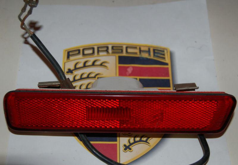 Porsche early 944 - driver side rear marker light assembly - red lens!