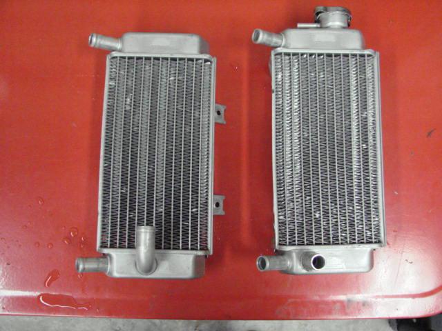 2008 08 honda oem crf250r crf 250 r 250r  radiators cooling system 