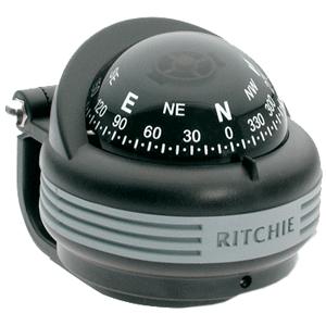 Ritchie tr-31 trek bracket mount compass (black) e.s. ritchie tr-31-clm