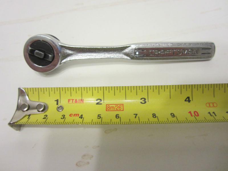 Craftsman 1/4 inch drive ratchet rare quick release fine tooth free shipping