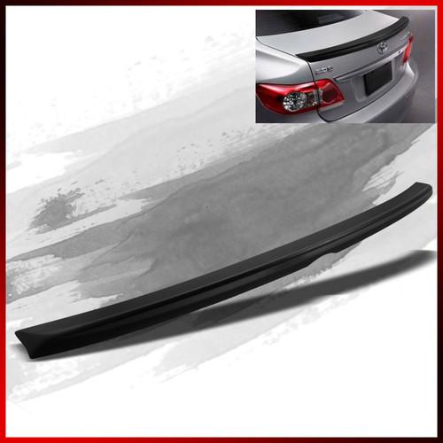 11-14 corolla abs rear trunk spoiler/ deck lid wing/ sports look ready for paint