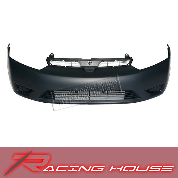 2006-2008 honda civic coupe primered plastic front bumper cover capa certified