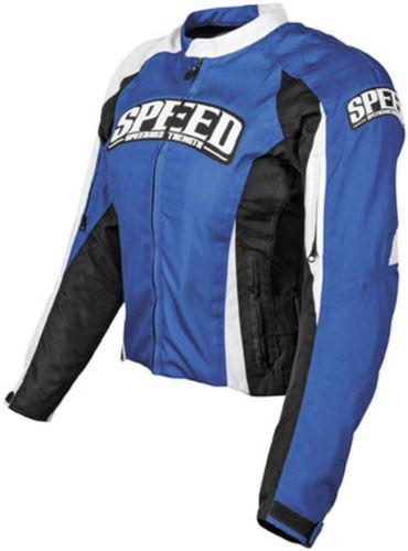 New speed & strength throttle body womens textile jacket, green, xl