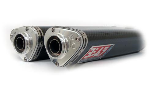 Yoshimura trs stainless/carbon fiber dual slip-on exhaust 2002-2007 honda cb919