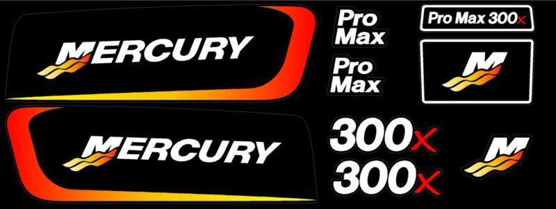 Mercury racing 300x  "alien" cowling graphics kit 