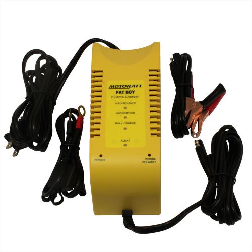 Motobatt 2 amp trickle charger for honda ducati harley 10yr warranty