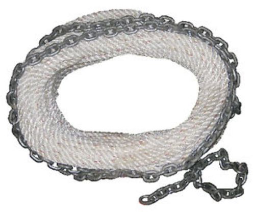 New england ropes chain rode spliced premium 3 strand 9/16 x 150 62h301800150 lc
