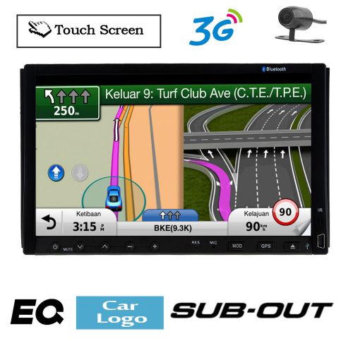 7&#034; detachable touch screen dvd player in-dash stereo car gps 3g internet+camera