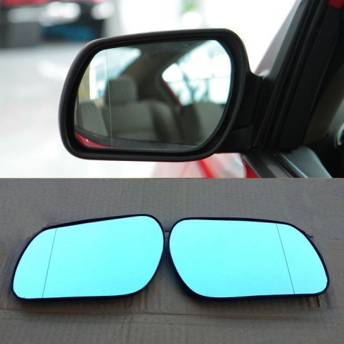 2pcs new power heated w/turn signal side view mirror blue glasses for mazda 3