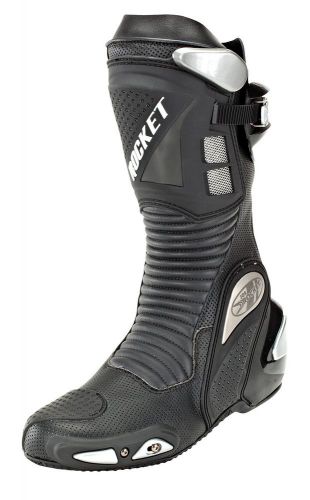 Joe rocket 8 black speedmaster 3.0 motorcycle boots