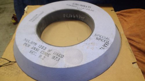 Cincinnati surface grinding wheel 24&#034; x 3&#034; x 12&#034; arbor hole 3msb801-18-vsae new