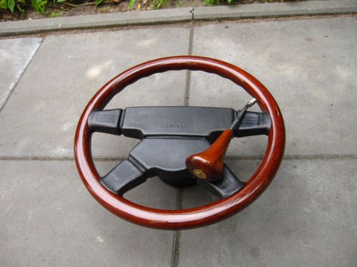 Wooden steering wheel amg mercedes benz w126 sec, w124, w201 evo ii, w123