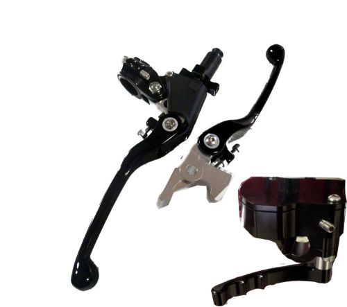 Lever &amp; thumb throttle set brake / clutch / black yamaha yfz450 2007-2014