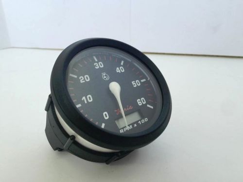 Faria  professional red tachometer with hour meter - 6000 gas inboard.