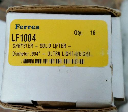 Ferrea lf1004 solid lightweight lifters mopar 340, 360, 408, 416