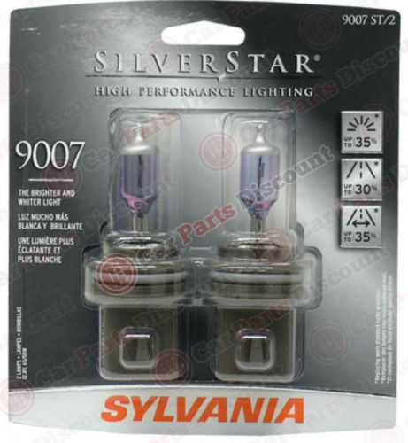 New sylvania silverstar bulb set - 9007 halogen (12v - 55/65w), 32109