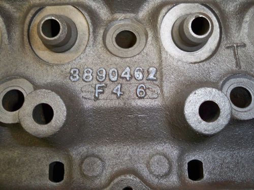 3890462, f 4 6  corvette chevrolet 327 cylinder heads no reserve selling as is