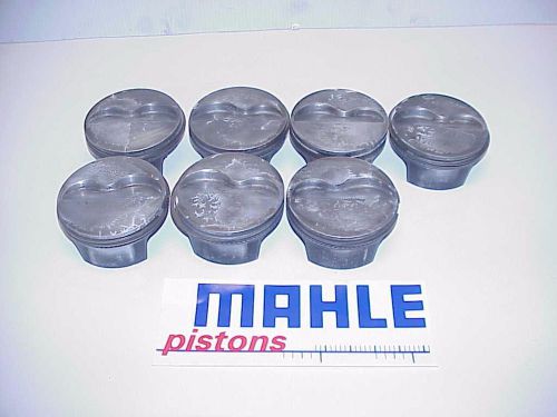7 mahle flatop pistons 4.125-1.125&#034; ch-927 used with sb chevy brodix spec head