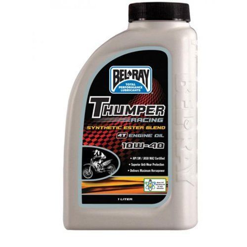 Bel-ray 1 liter thumper racing synthetic ester blend 4t engine oil 10w-40