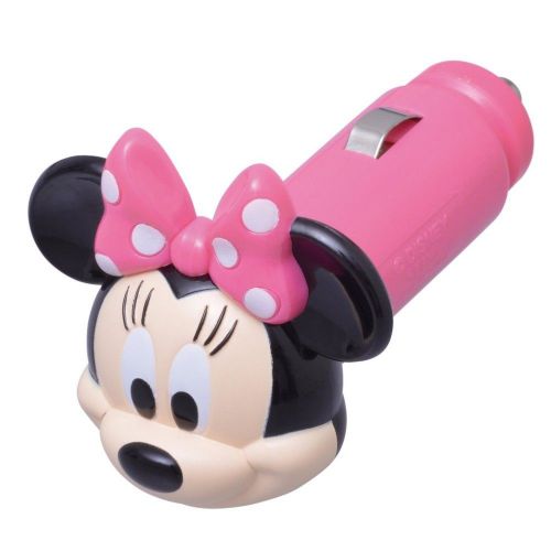 F/sdisney minnie mouse dy39 usb socket white led car iphone accessory from japan