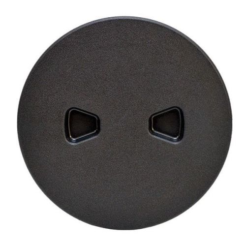 Th marine dps-8-1 black 8 inch plastic boat screw out deck plate